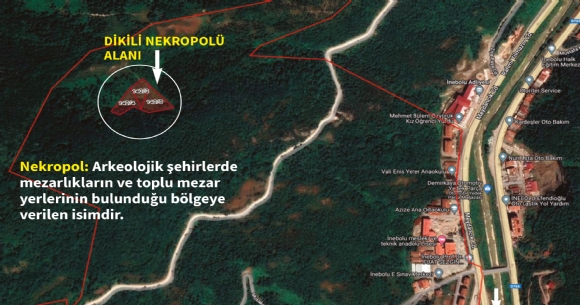 İNEBOLU'DA ARKEOLOJİK TOPLU MEZAR BULUNDU